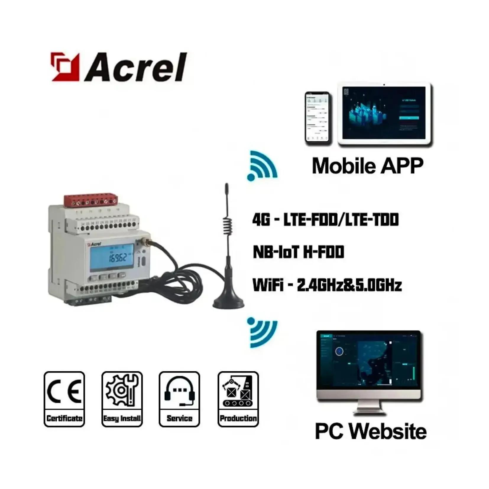 Acrel  Ʈ  跮 ɼ, 4G, 2G, WiFi, NB-IoT, LoRa, RS485 MODBUS-RTU, 3 , 3 ,  跮, ADW300